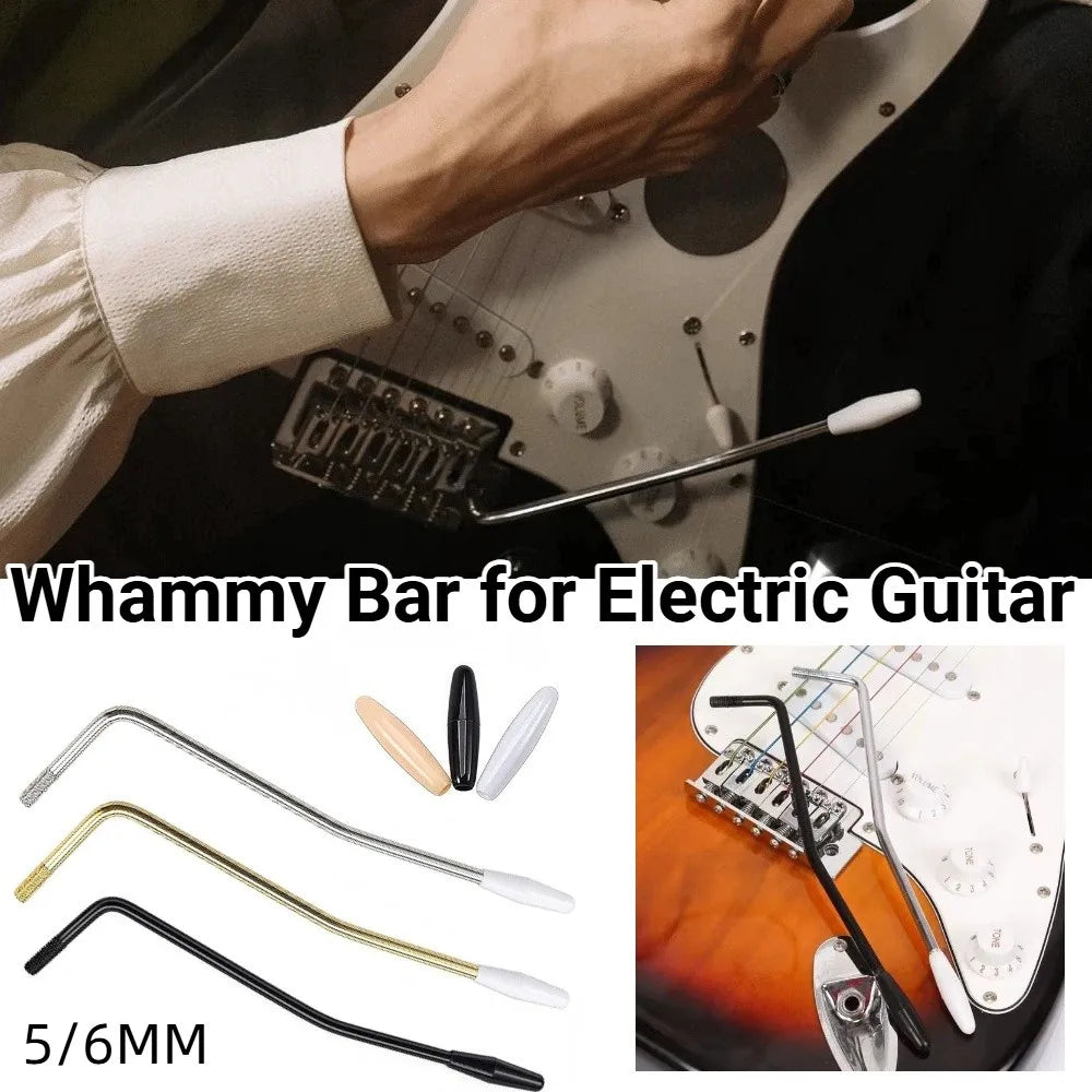6-Pack Guitar Tremolo Arm M5/M6 Thread Whammy Bar – 3 Colors Guitar Tremolo Arm PLUSH