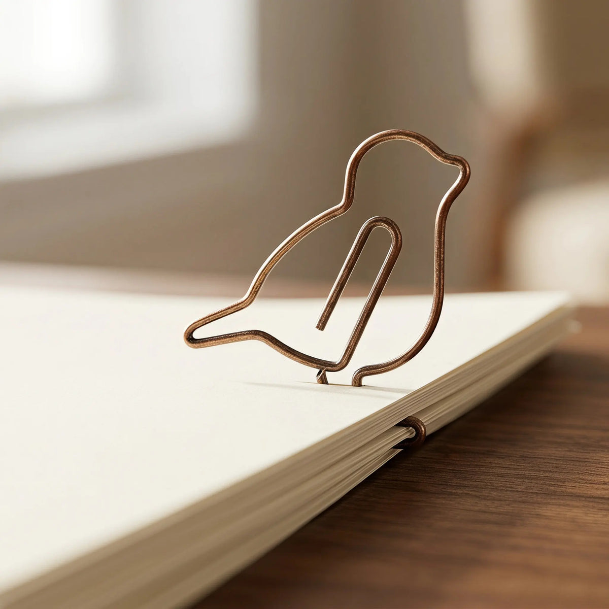 20pcs Bird Shape Metal Paper Clips – Cute Decorative Bookmarks Decorative Paper Clips PLUSH