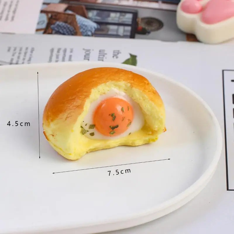 Simulation Bread Squeeze Fidget Toy – Squishy Food Novelty Squishy Fidget Toy PLUSH style 13