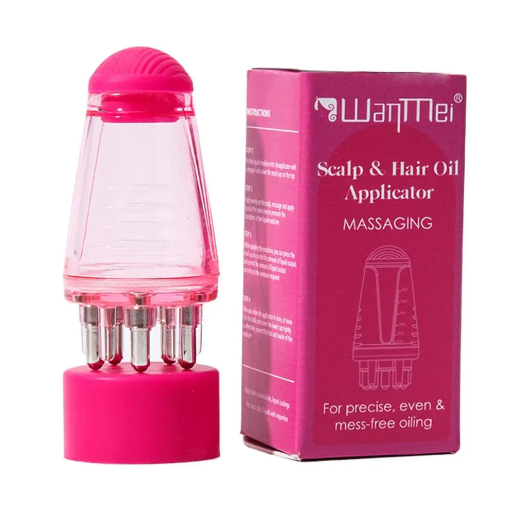 Scalp Oil Applicator Comb – 6ml Precision Hair Serum Massager Scalp Oil Applicator PLUSH B CN