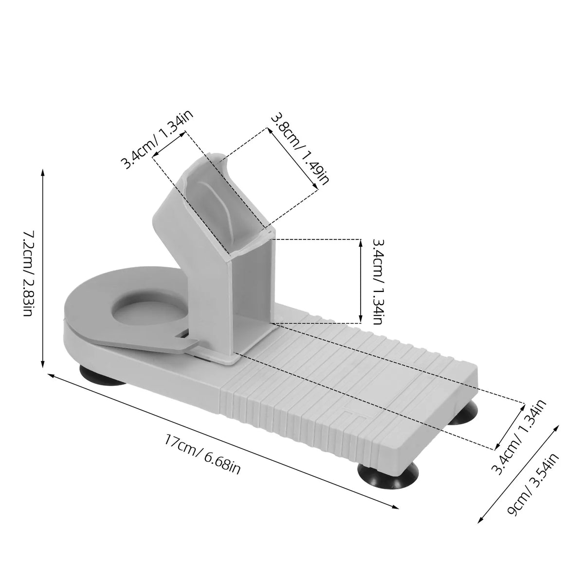 Hot Glue Gun Holder Stand with Suction Cup | DIY Craft Organizer Glue Gun Holder PLUSH