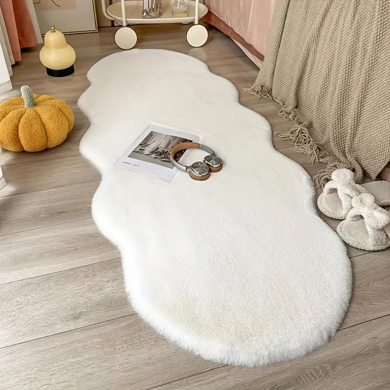 Ultra Soft Plush Shag Rug – Machine Washable Non-Slip Floor Mat Plush Shag Rug PLUSH