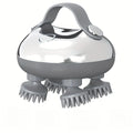 Portable Rechargeable Electric Scalp Massager – Handheld Electric Scalp Massager PLUSH Silver