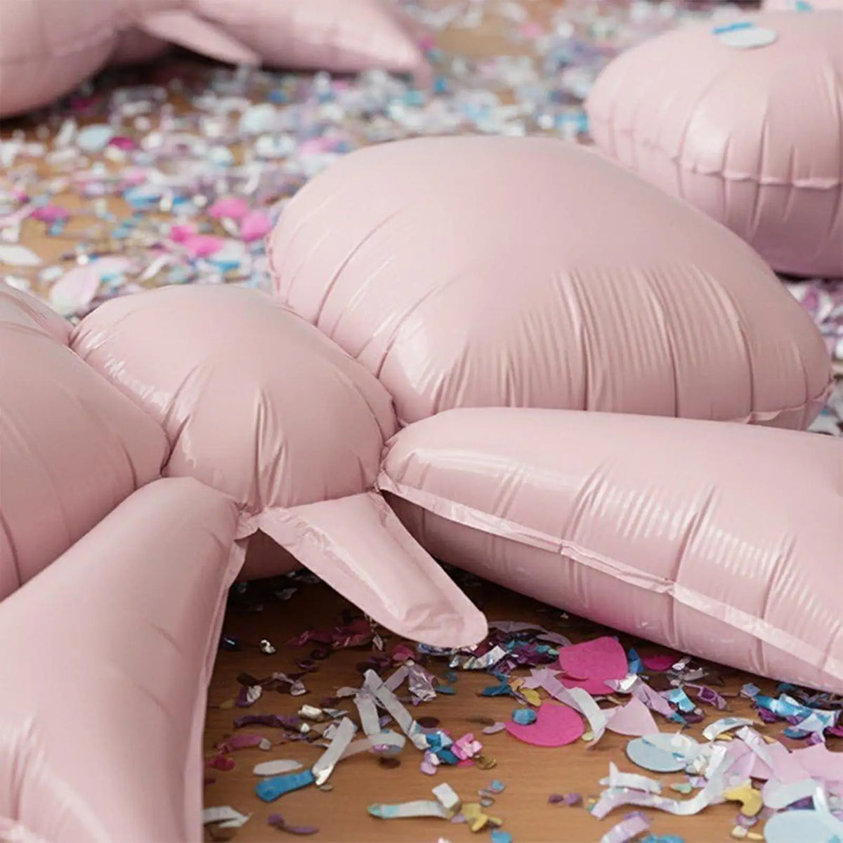 Pink Bow Foil Balloons 6pcs – Party, Wedding & Birthday Decor Party Foil Balloons PLUSH