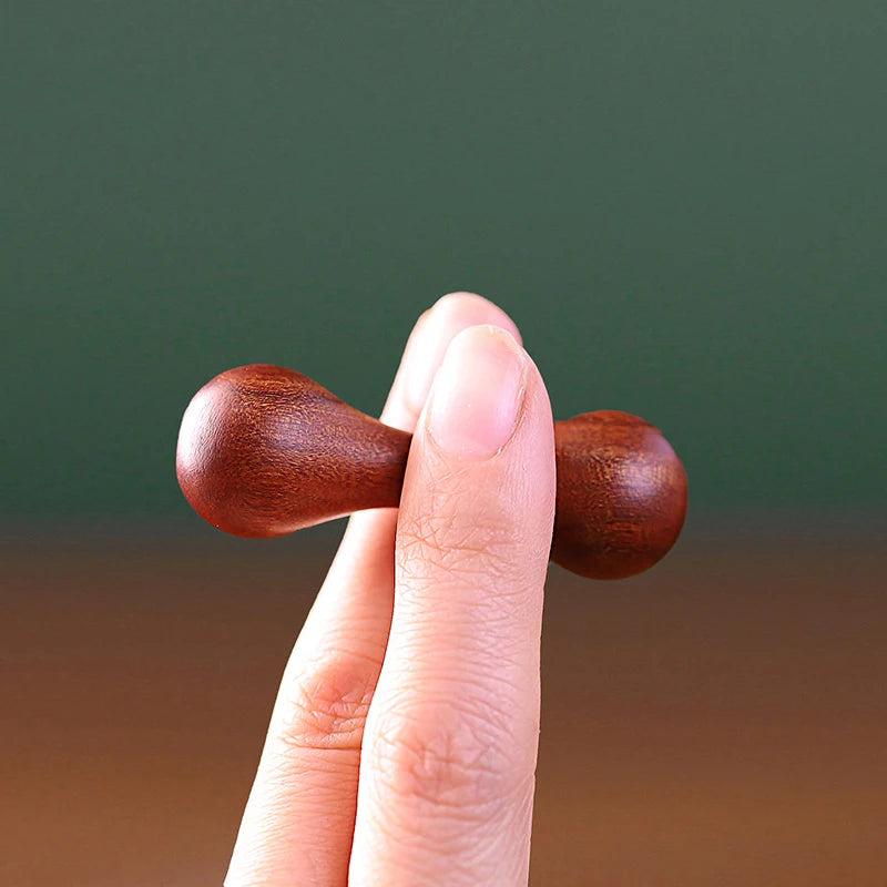 Sandalwood Fingertip Begleri Bead – Knucklebone Fidget Toy Wooden Fidget Toy PLUSH