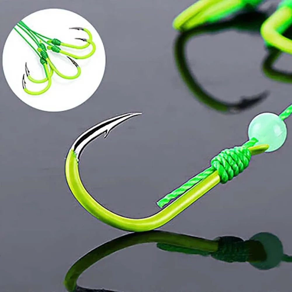 High Carbon Steel Explosion Fishing Hooks 4pcs – Barbed Hook Set Fishing Hooks PLUSH