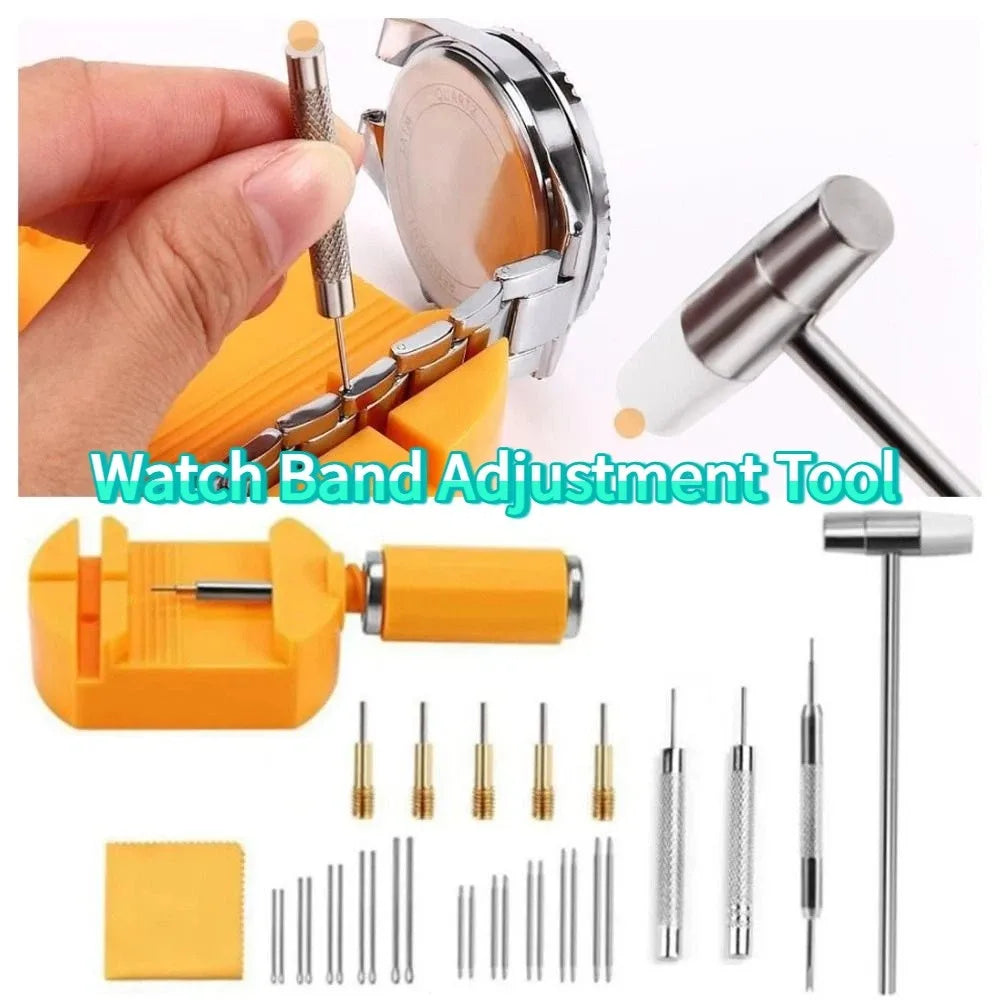 31-Piece Watch Band Link Removal & Adjustment Tool Kit Watch Repair Tool Kit PLUSH