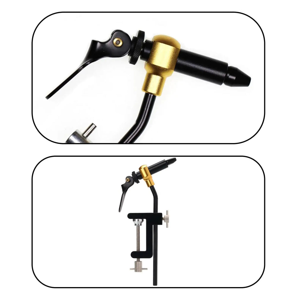 Professional Fly Tying Tool Set – Vise, Bobbin & Knot Finisher Fly Tying Kit PLUSH