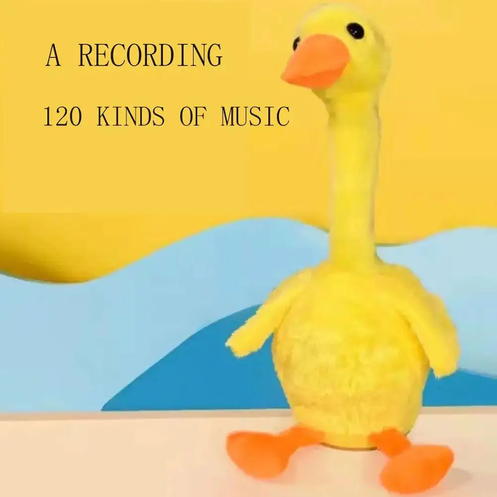 Talking Dancing Duck Plush Toy – Battery-Powered Virtual Pet Electronic Plush Toy PLUSH