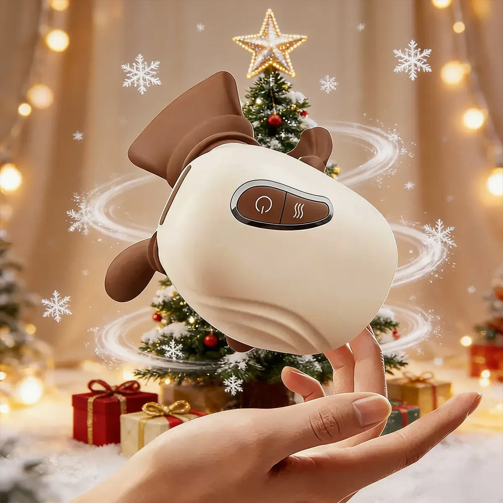 Wireless Rechargeable Shoulder & Neck Massage Shawl | PLUSH Neck Shoulder Massager PLUSH Brown