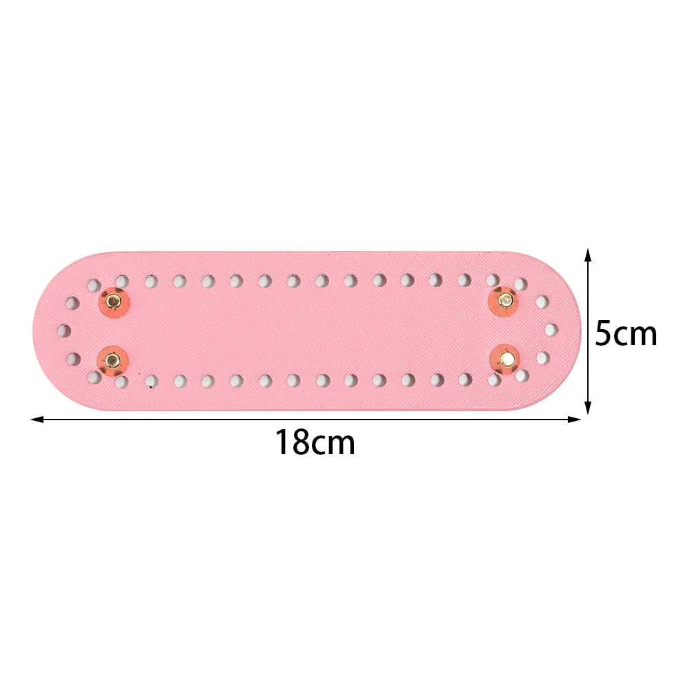 PU Leather Bag Base Rivet Baseplate – DIY Handbag Cushion Pad