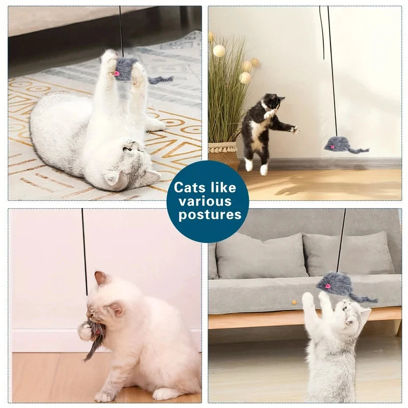 Door Hanging Cat Toy – Interactive Kitten Teaser Cat Toy PLUSH