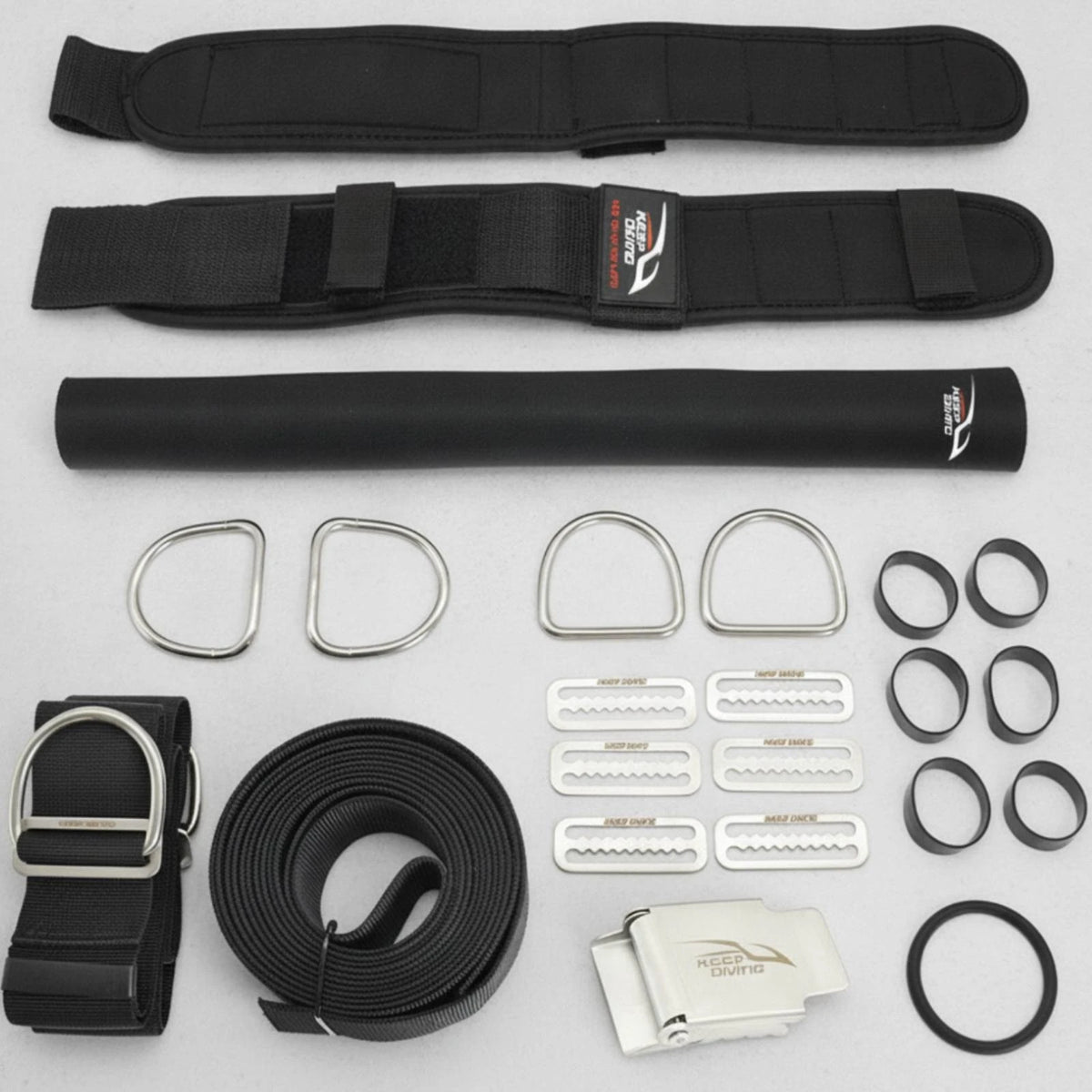 Scuba Diving Backplate Harness with Padded Shoulder Straps Diving BCD Harness PLUSH