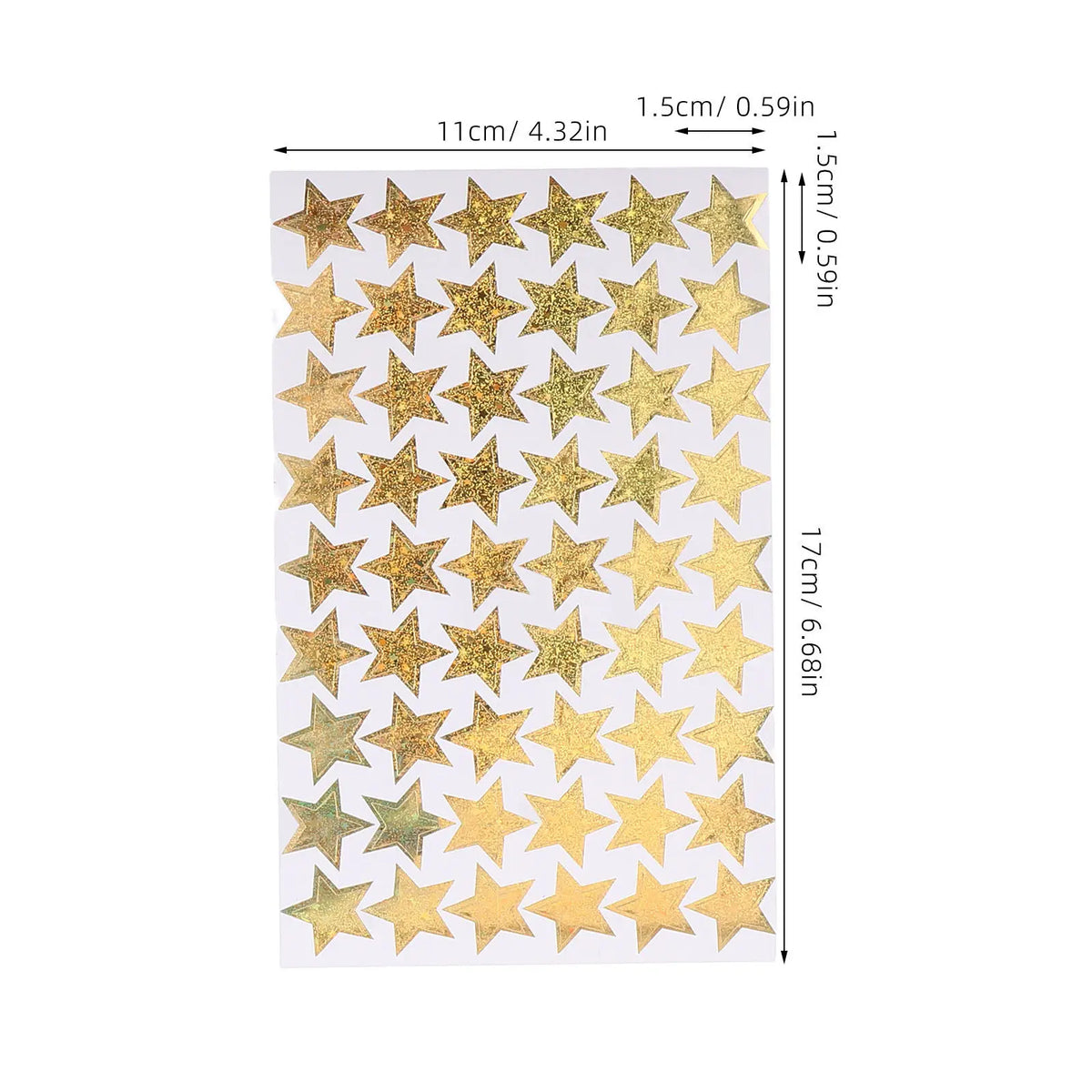 5-Sheet Mini Star Reward Stickers – Kids Classroom Behavior Reward Stickers PLUSH