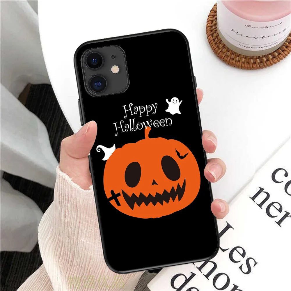 Halloween iPhone Case – Soft TPU Shockproof Matte Cover Phone Case PLUSH -1 For iPhone 14 Pro