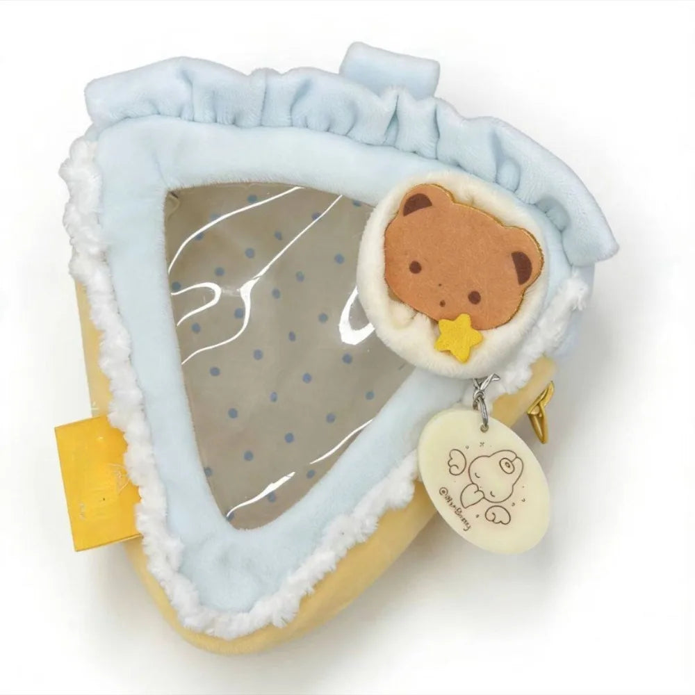 Transparent Strawberry Cake Bag Charm – PVC Zipper Pouch Keychain Bag Charm Keychain PLUSH Style 4