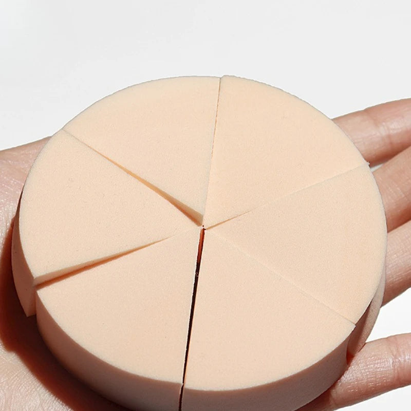 Triangle Makeup Sponges 6-Piece Set – Foundation & Powder Puff Makeup Sponge Set PLUSH