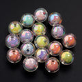 AB Color Round Acrylic Spacer Beads 8–16mm | DIY Jewelry Acrylic Spacer Beads PLUSH AB Color 12mm-50pcs