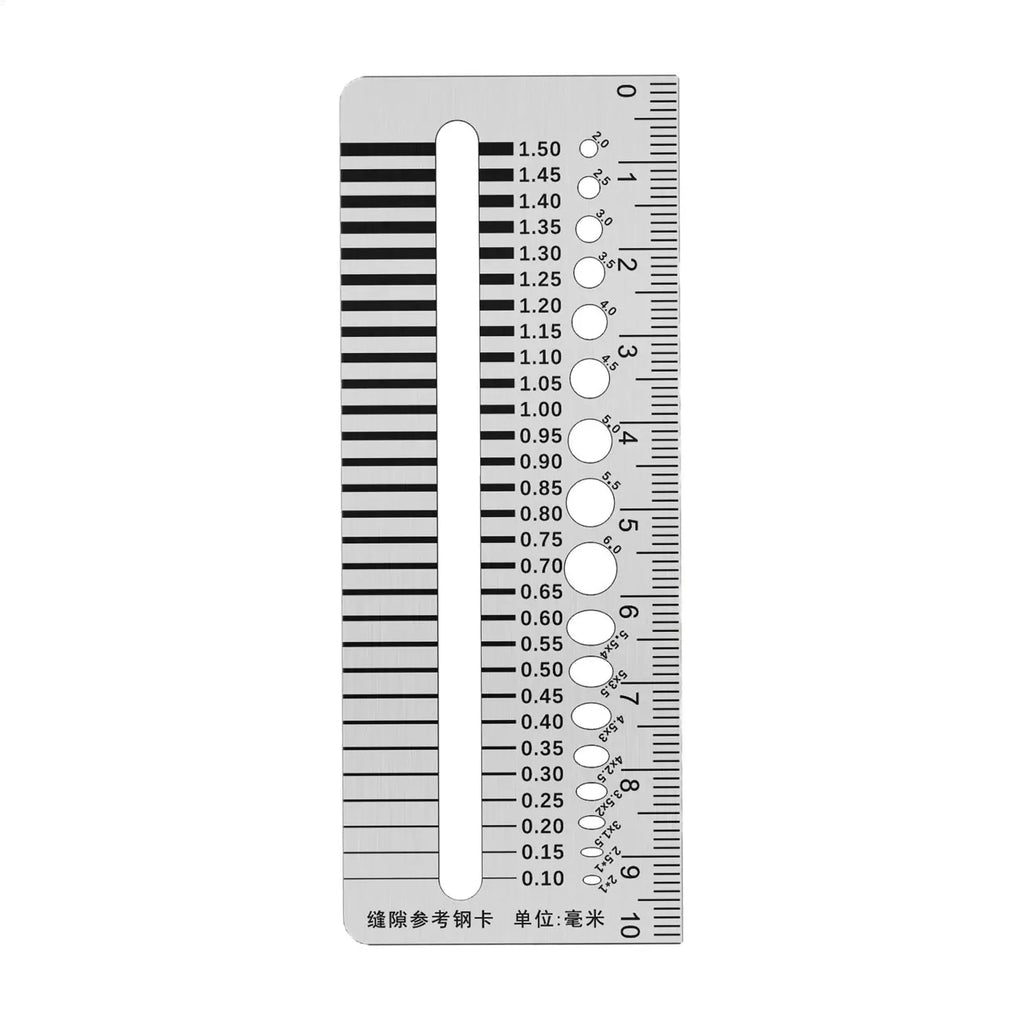 Stainless Steel Crack Gauge Ruler | High Precision Gap Tool Crack Gauge Ruler PLUSH