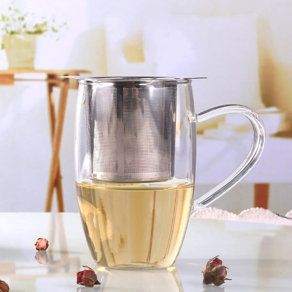 Stainless Steel Tea Infuser Mesh Strainer – Reusable Filter Tea Infuser Strainer PLUSH