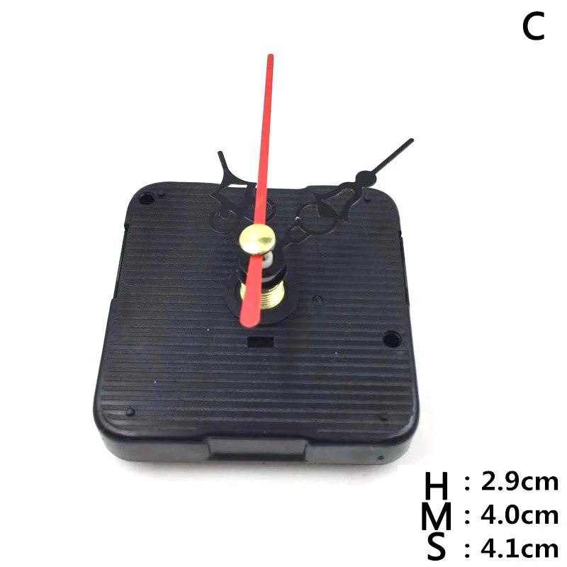 Silent Quartz Clock Movement DIY Kit with Hands – Long Shaft Clock Movement Kit PLUSH C