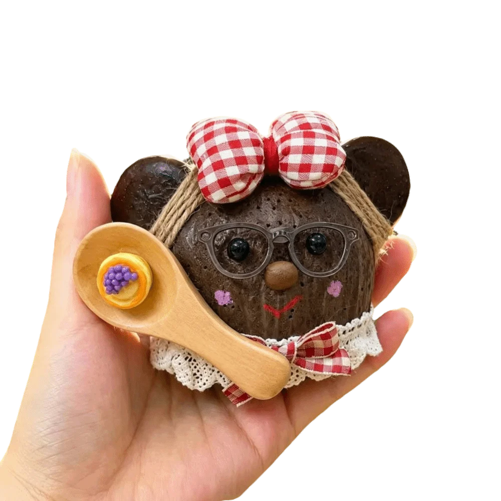 Handmade Fruit Pod Fairy Doll Pendant – Wooden DIY Craft Kit Wooden Doll Pendant PLUSH Style 6