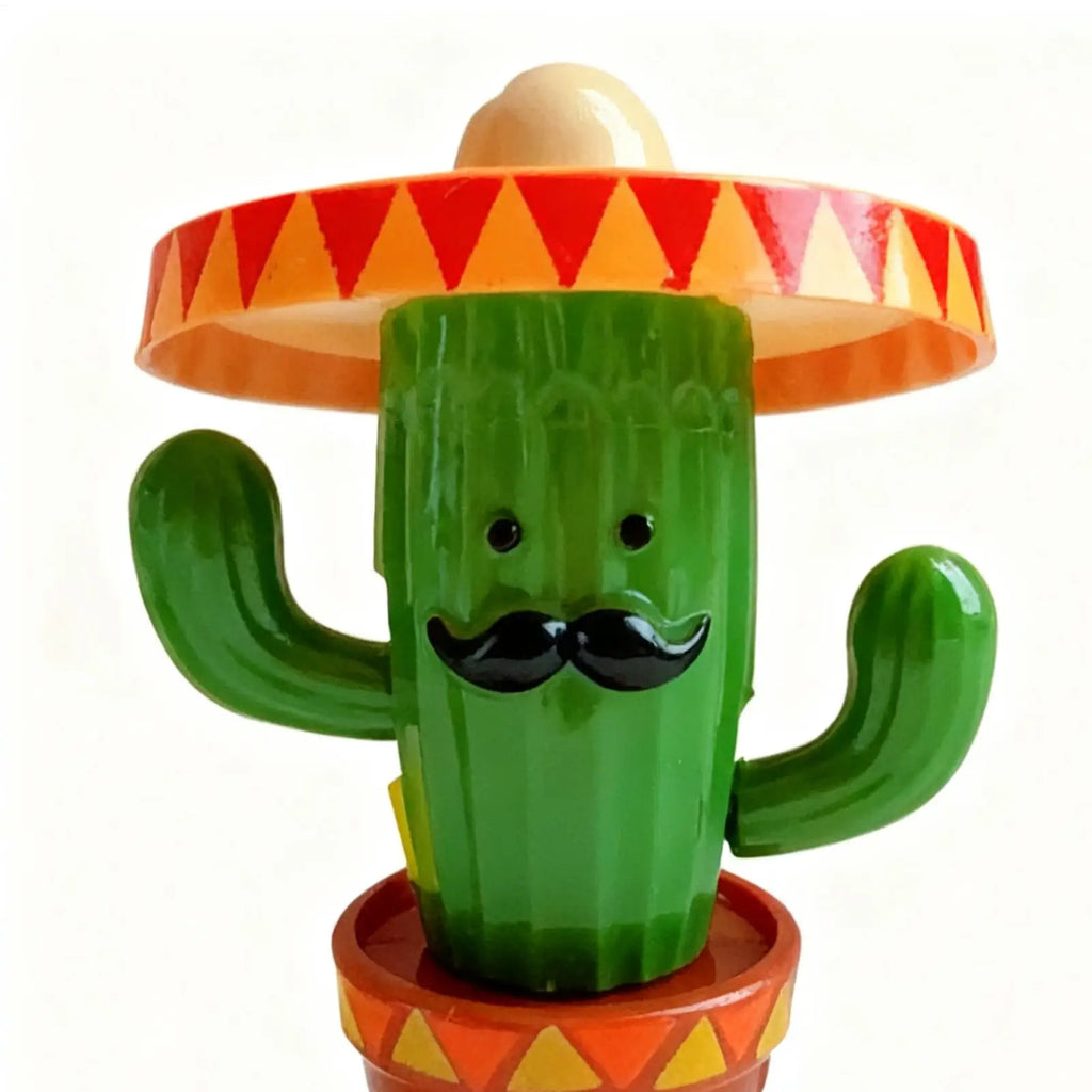Solar Cactus Bobblehead Car Dashboard Ornament | Fun Gift Car Dashboard Ornament PLUSH