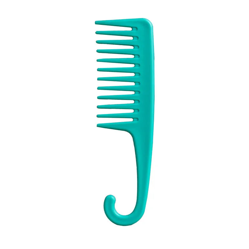 Anti-Static Wide Bending Comb for Wigs & Hair Styling Hair Styling Comb PLUSH green