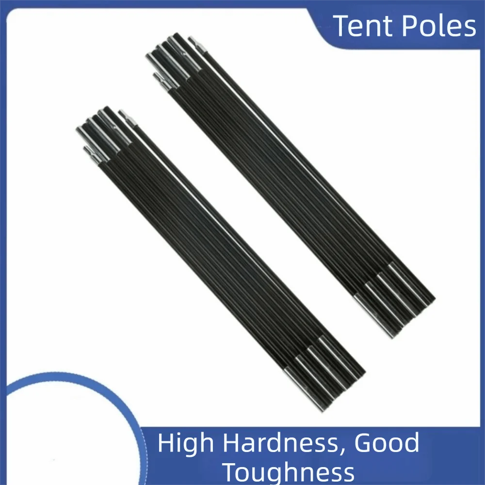 2-Pack Fiberglass Tent Poles – Adjustable Replacement Kit Tent Pole Kit PLUSH