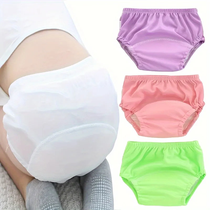 6-Pack Washable Baby Training Pants | Breathable Learning Pants Baby Training Pants PLUSH