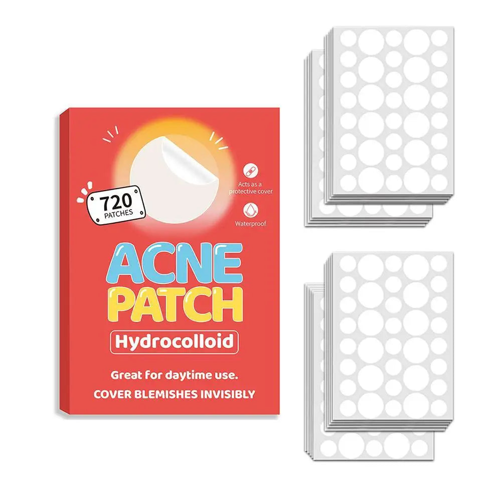 Hydrocolloid Acne Patches – Multi-Shape Invisible Blemish Cover Acne Patch PLUSH