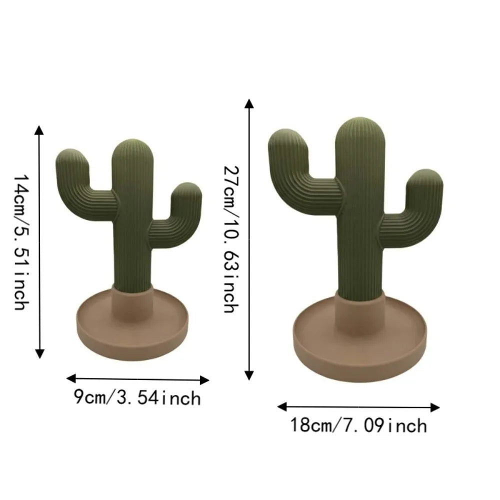 Cactus Headphone Stand & Desk Organizer | 3D Printed Decor Desk Organizer Stand PLUSH