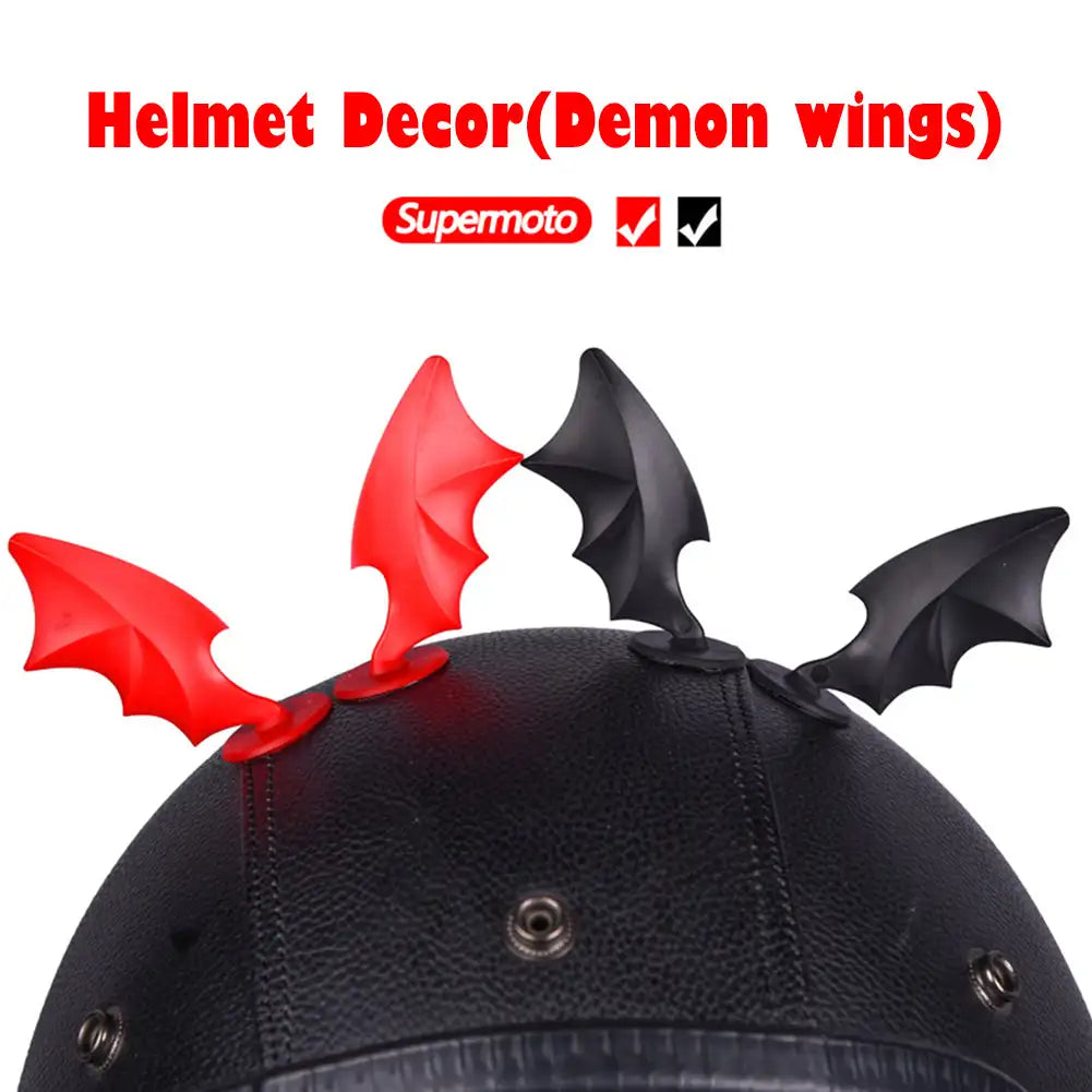Devil's Wings Helmet Decoration – Moto & Electric Car Styling Helmet Decoration PLUSH