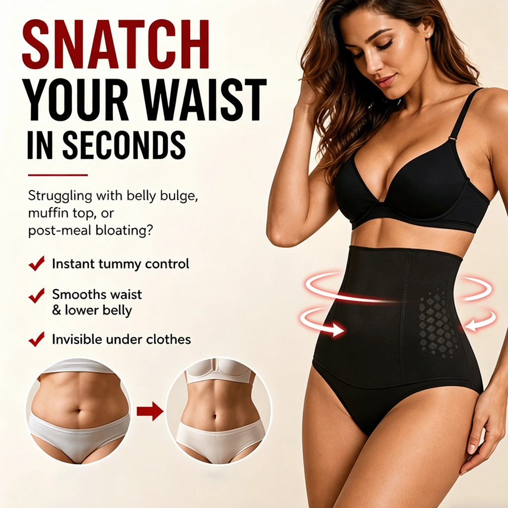 Zeriluna High Waist Shapewear Panties – Tummy Control & Butt Lift Shaping Panties PLUSH