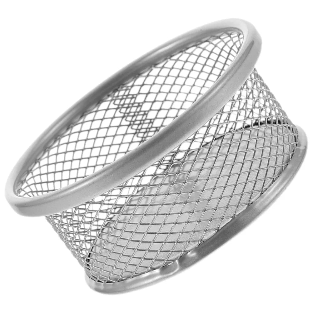 Metal Mesh Paper Clip Holder – Stackable Desktop Organizer Desktop Organizer PLUSH