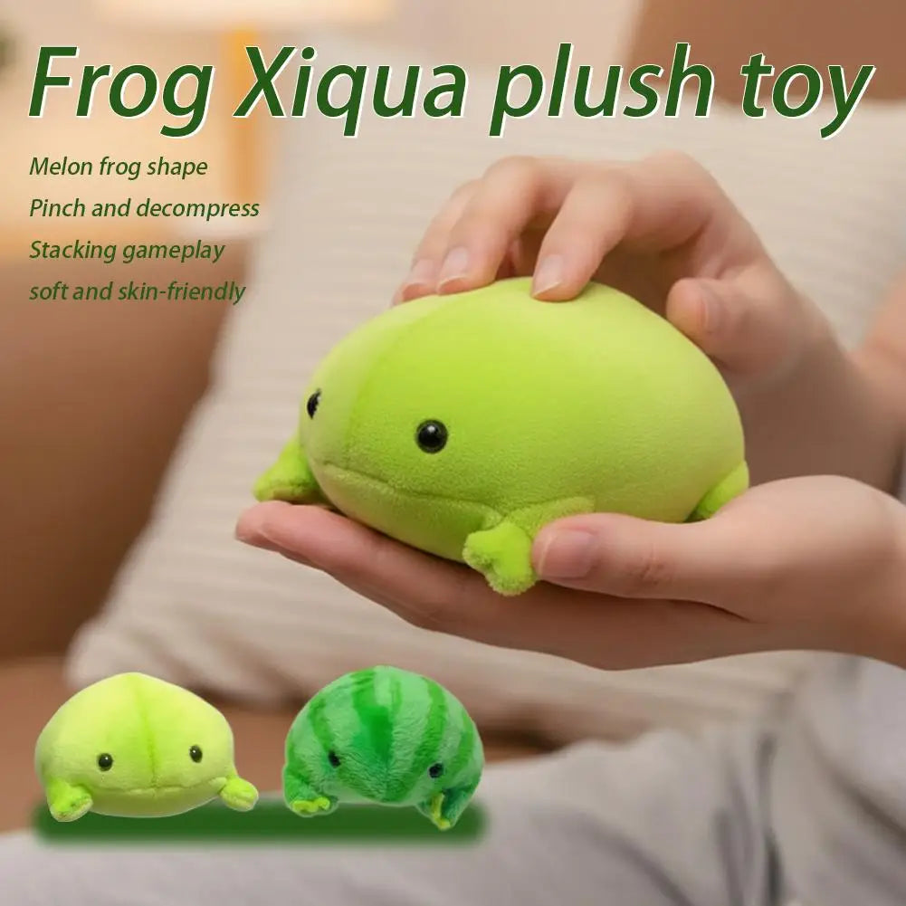 Watermelon Frog Plush Toy – Cute Stuffed Animal Kids Gift Stuffed Plush Toy PLUSH