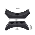 Hollowed Dumbbell Saddle Cradle Bracket – Sturdy PVC Rack Dumbbell Rack Cradle PLUSH style 6