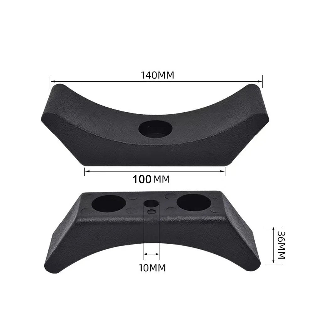 Hollowed Dumbbell Saddle Cradle Bracket – Sturdy PVC Rack Dumbbell Rack Cradle PLUSH style 6
