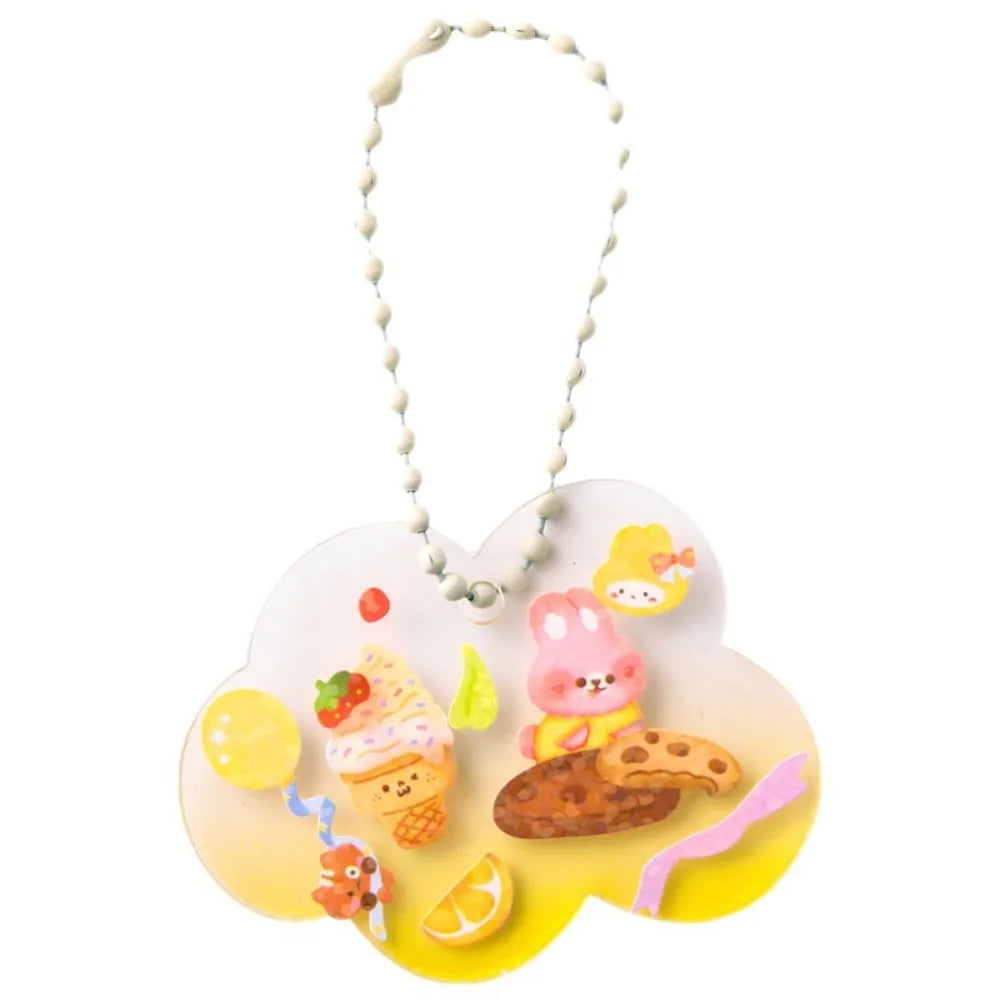 10pcs Transparent Acrylic Photo Display Cards DIY Keychain DIY Keychain Kit PLUSH