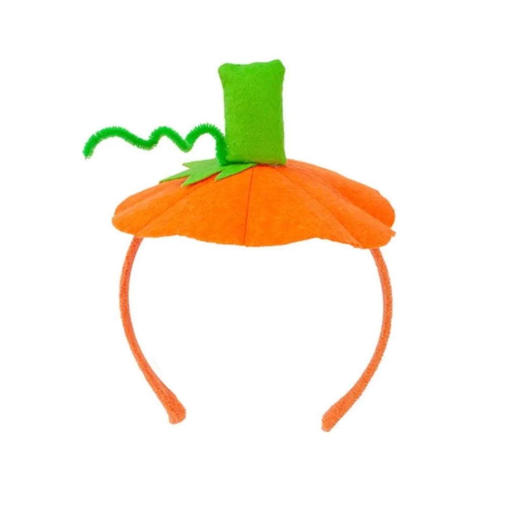 Halloween Pumpkin Headband – Festive Party Hair Hoop Halloween Headband PLUSH StyleD