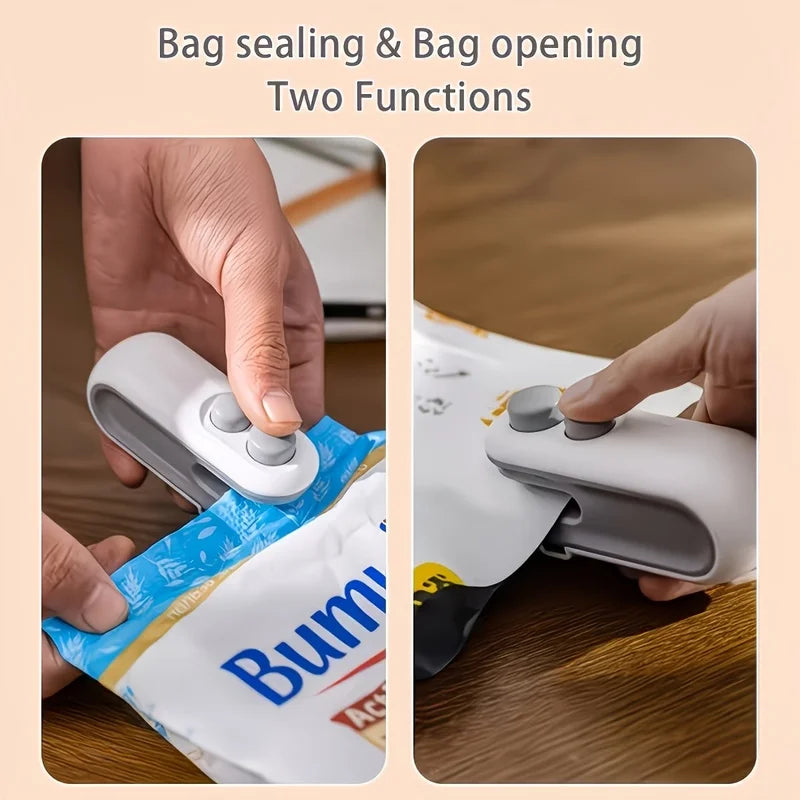 USB Handheld Mini Vacuum Sealer – Rechargeable Food Freshness Mini Vacuum Sealer PLUSH