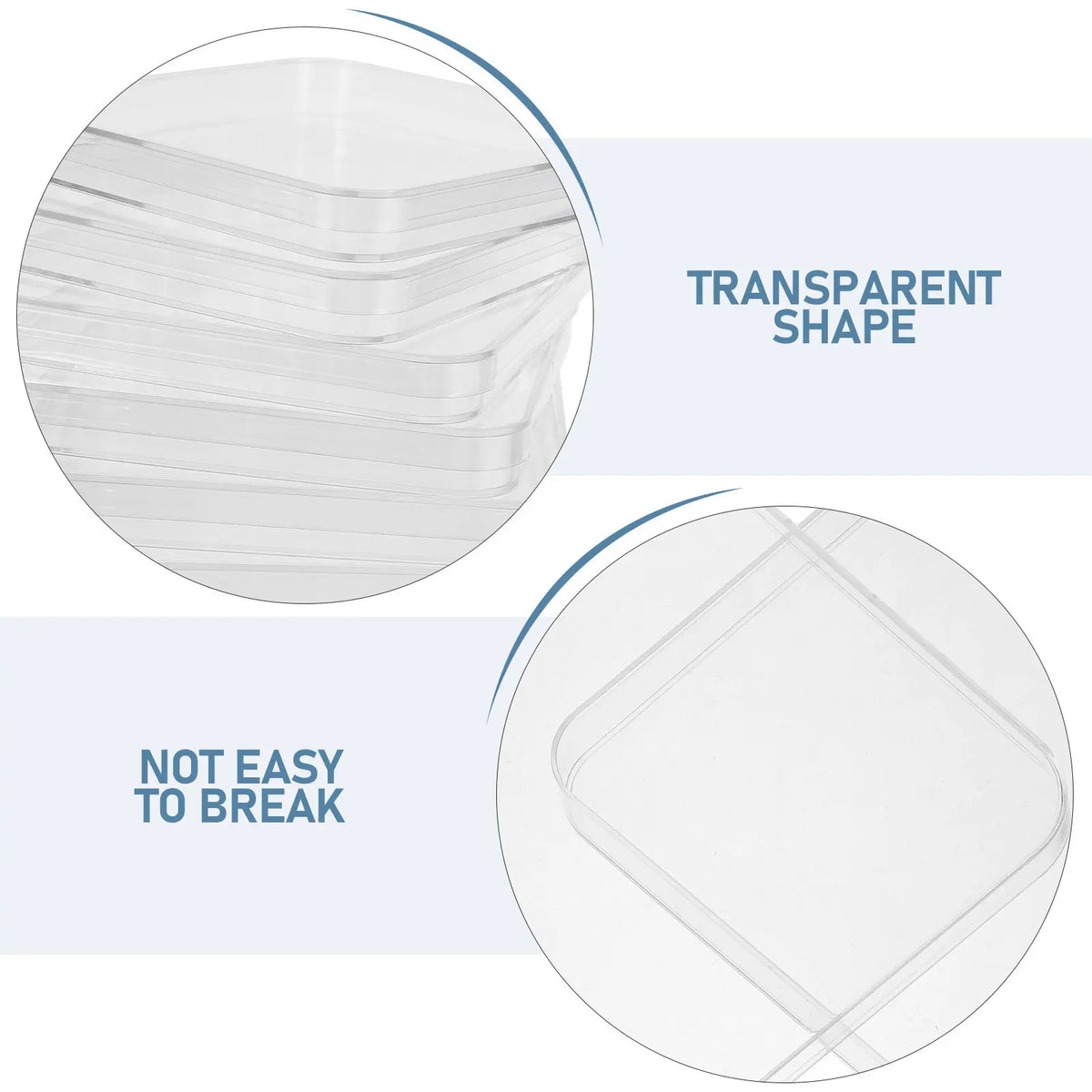 10pcs Square Plastic Petri Dishes with Lids – Lab Culture Plates Lab Culture Dishes PLUSH