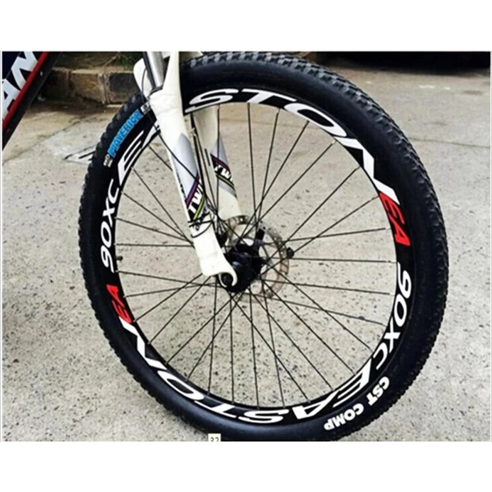 Reflective MTB Bicycle Rim Decals – Multicolor Wheel Stickers Bike Rim Stickers PLUSH