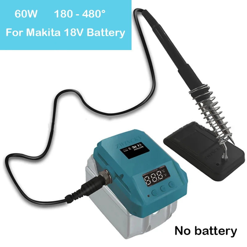 60W Cordless Soldering Iron for Makita 18V Battery – LCD Display Cordless Soldering Iron PLUSH For Makita China Mainland