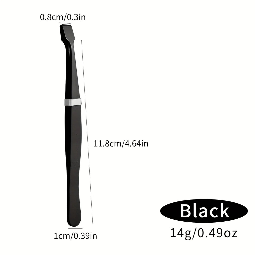 Ouriner Flat Tip Eyelash Tweezers – Precision Lash Extension Tool Eyelash Tweezers PLUSH