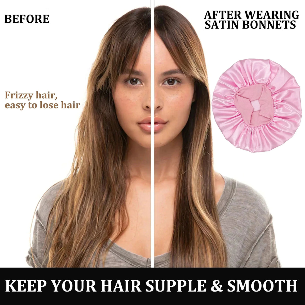 Heatless Hair Curling Set – Sleep Styling Kit 3/5/6pcs Hair Styling Set PLUSH