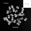 200-500pcs Silicone Earring Backs Stoppers – DIY Jewelry Making Earring Jewelry Findings PLUSH 3x3.5mm Style 04 500pcs
