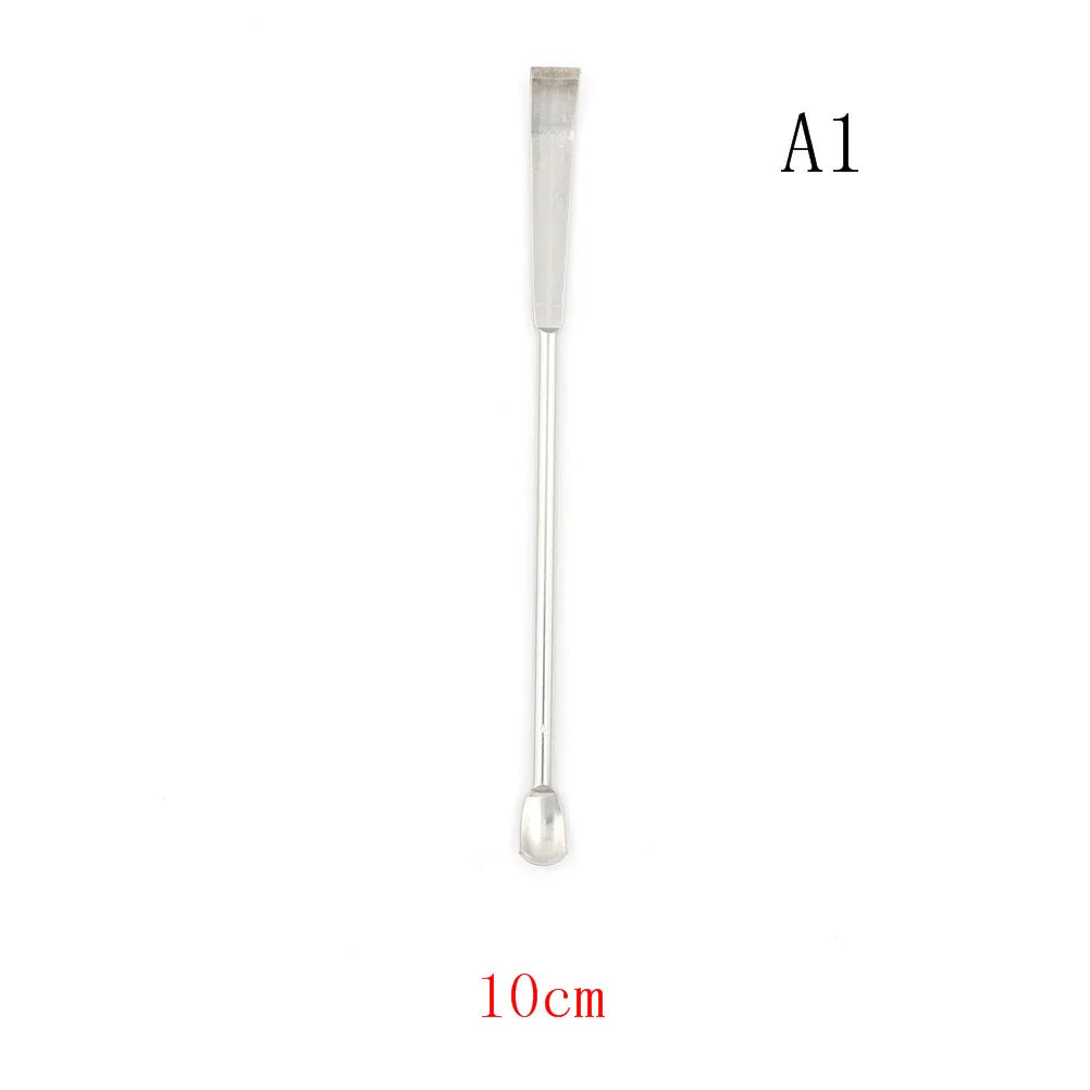 Stainless Steel Micro Spatula – Double-Ended Lab Scoop Spoon Lab Micro Spatula PLUSH 10cm