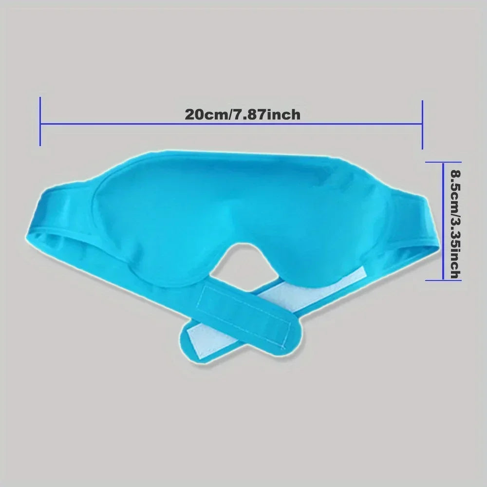Reusable Cooling Gel Eye Mask – Sleep Aid & Eye Cover Cooling Gel Eye Mask PLUSH