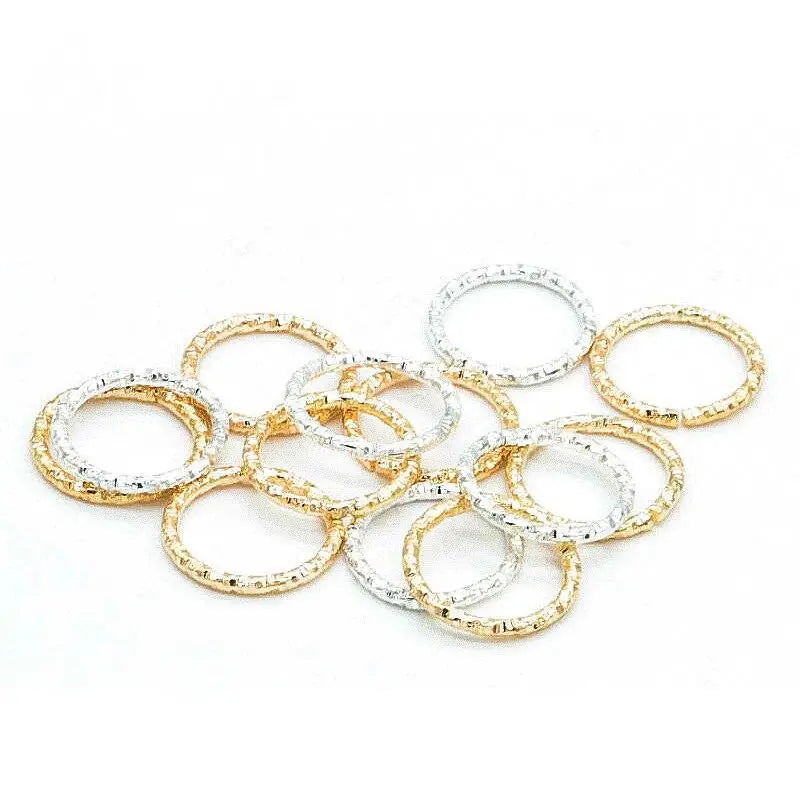 50pcs Metal Dreadlock Hair Rings Cuffs & 3D Charms – Silver Hair Styling Accessories PLUSH